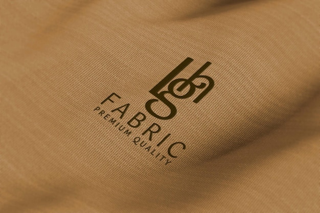 FABRIC LOGO MOCKUP TEMPLATE