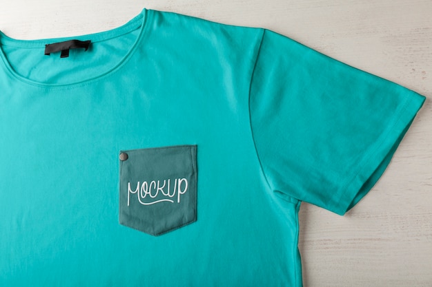 Fabric pocket mockup design