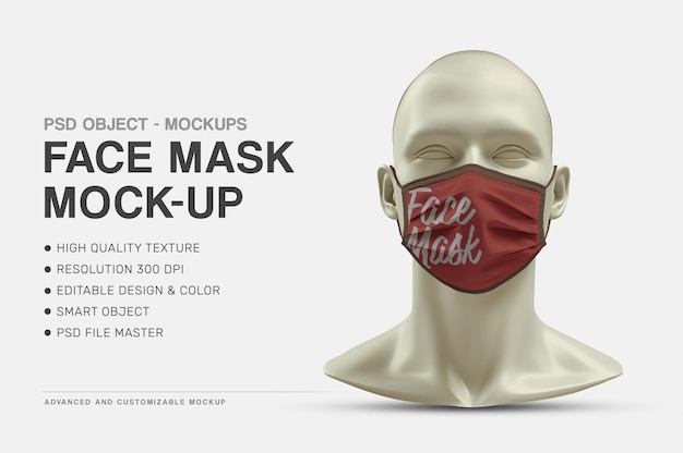 Face Mask Mockup