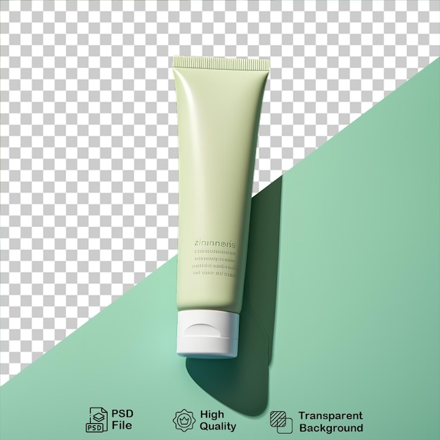 face wash tube isolated on transparent background include png file