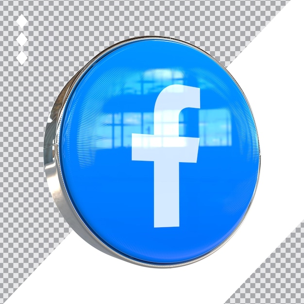 Facebook 3D Icon New Stlye