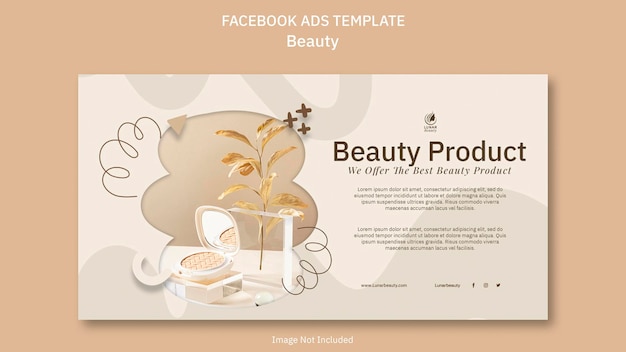 Facebook Ads Template Beauty 2023