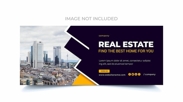 Facebook Banner Design Real Estate Company