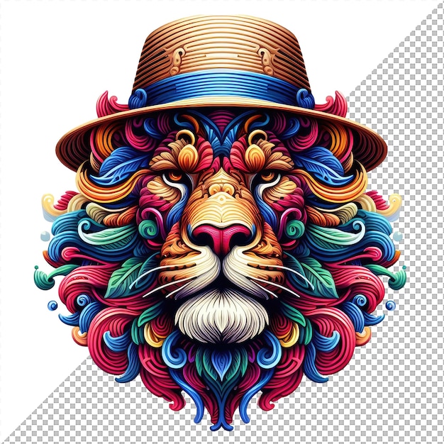 Facing the Colors Frontal Animal Vector Delight