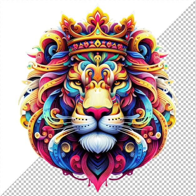 Facing the Colors Frontal Animal Vector Delight