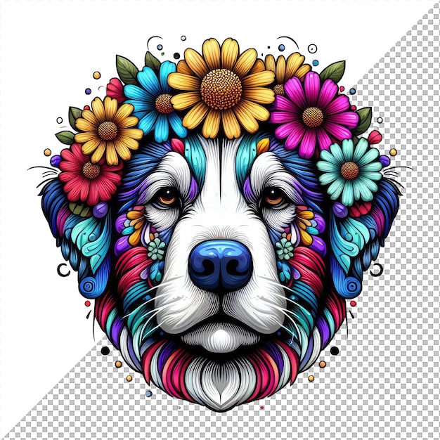 Facing the Colors Frontal Animal Vector Delight