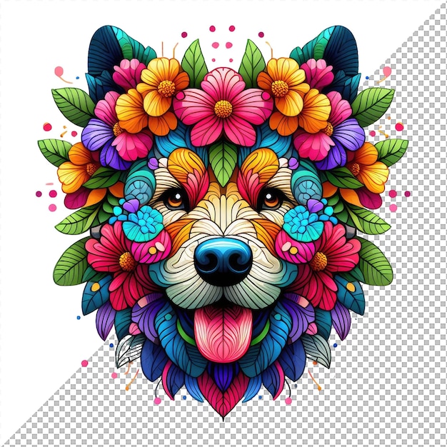 Facing the Colors Frontal Animal Vector Delight