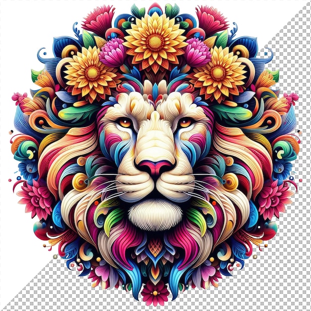 Facing the Colors Frontal Animal Vector Delight