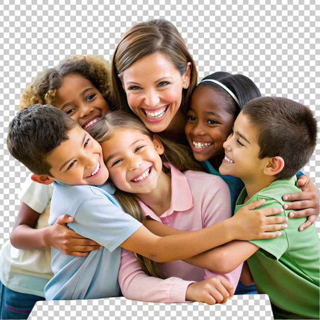 a family in happy mode