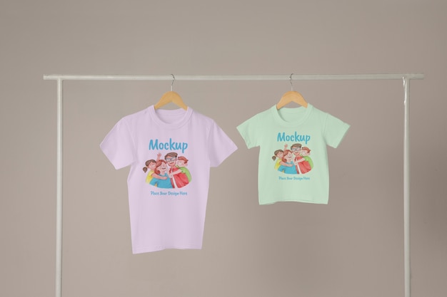 Family tshirt mockup design