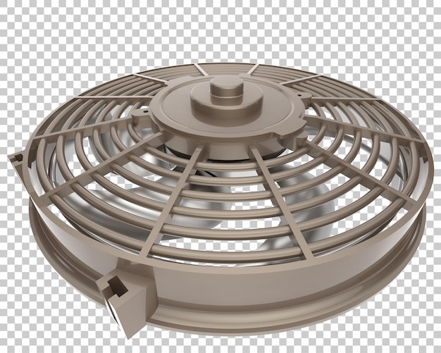 Fan isolated on transparent background 3d rendering illustration