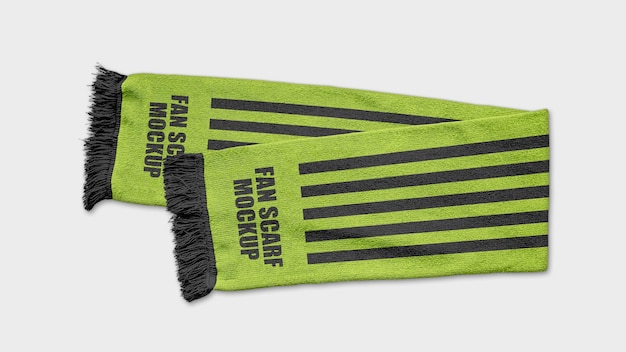 Fan scarf mockup