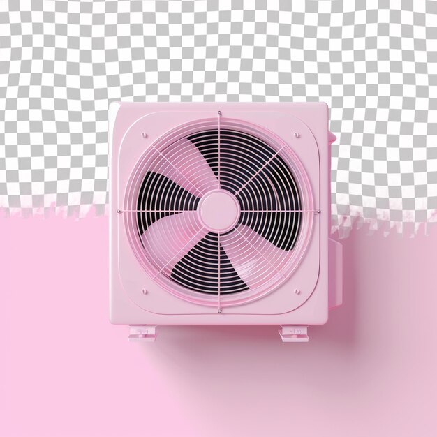 PSD a fan with a pink background that says  the word  on it