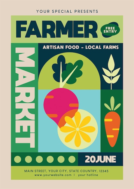 PSD farners market flyer