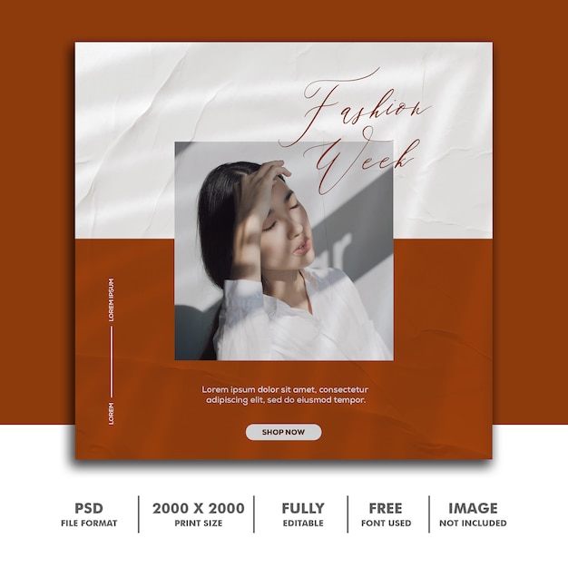 fashion Banner Instagram template