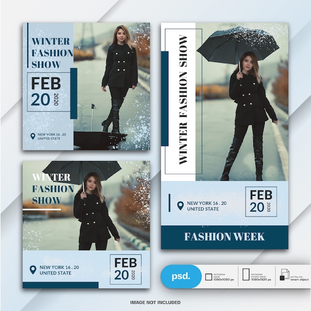 Fashion banner template