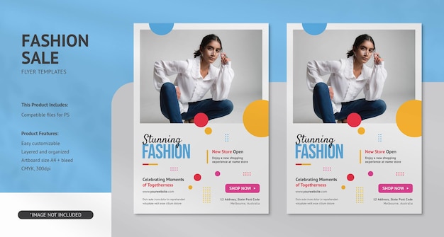 Fashion Flyer Banner PSD Templates