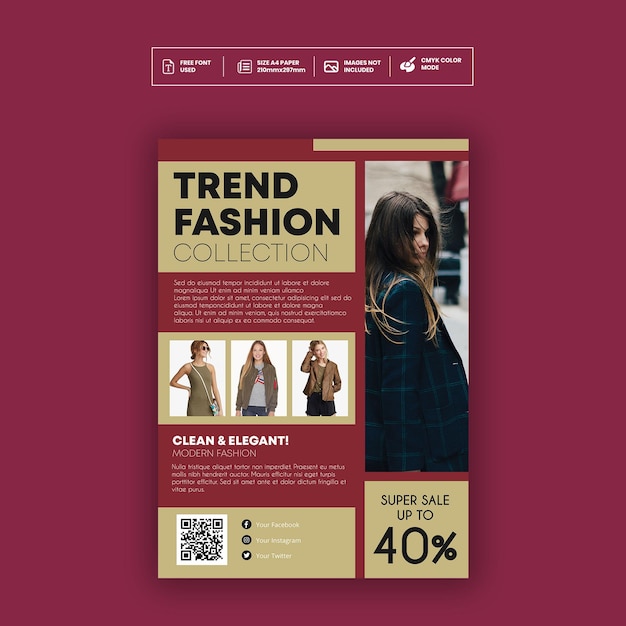 Fashion FlyerPoster Template