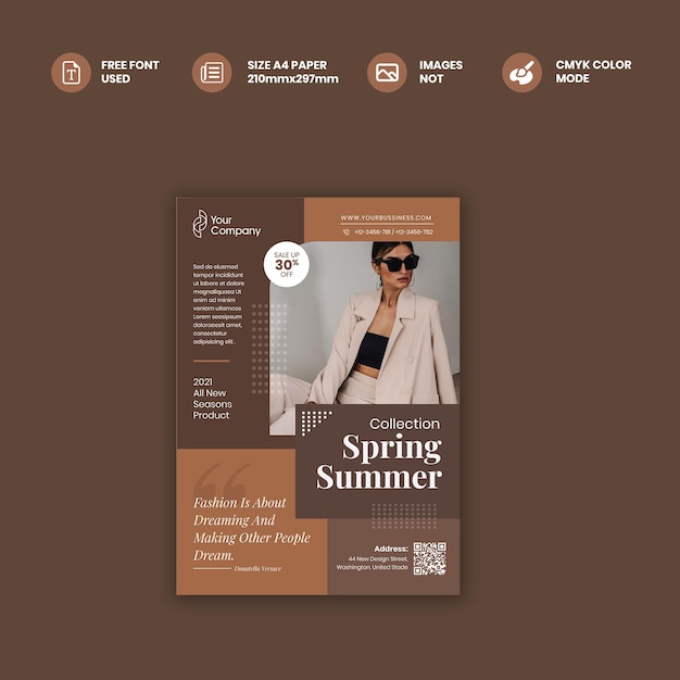 Fashion FlyerPoster Template