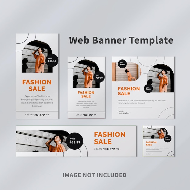 Fashion Google Ad Banner Template Design