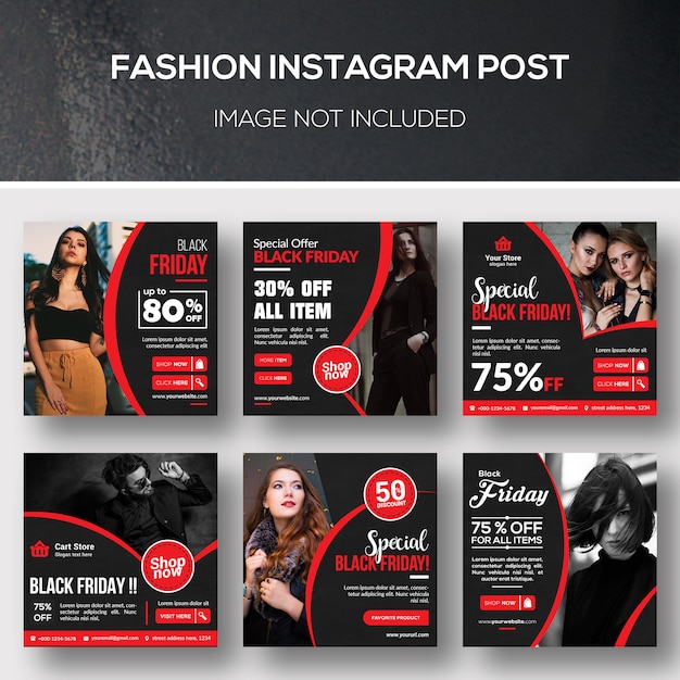 Fashion Instagram Post Bundle