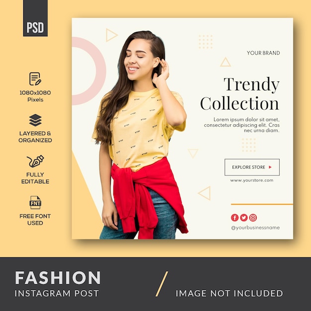 Fashion Instagram Post Mockup