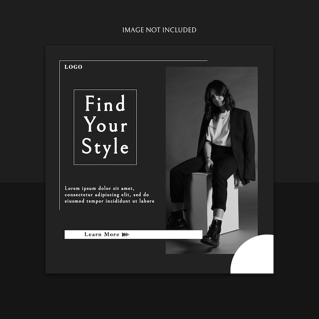 Fashion Instagram post template