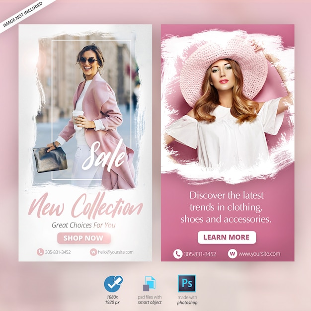 Fashion Instagram Stories Ads Banners