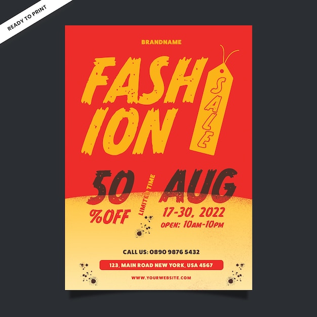 Fashion Sale Flyer Template