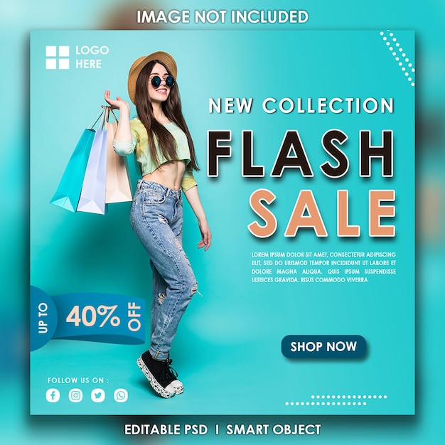 Fashion sale poster template Fashion Flyer Template New season fashion sale template