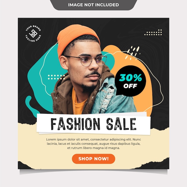 Fashion Sale Social Media Post Template