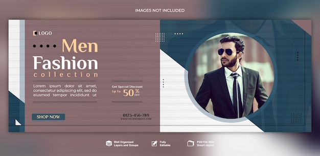 fashion social media post template banner fashion sales social post design template PSD