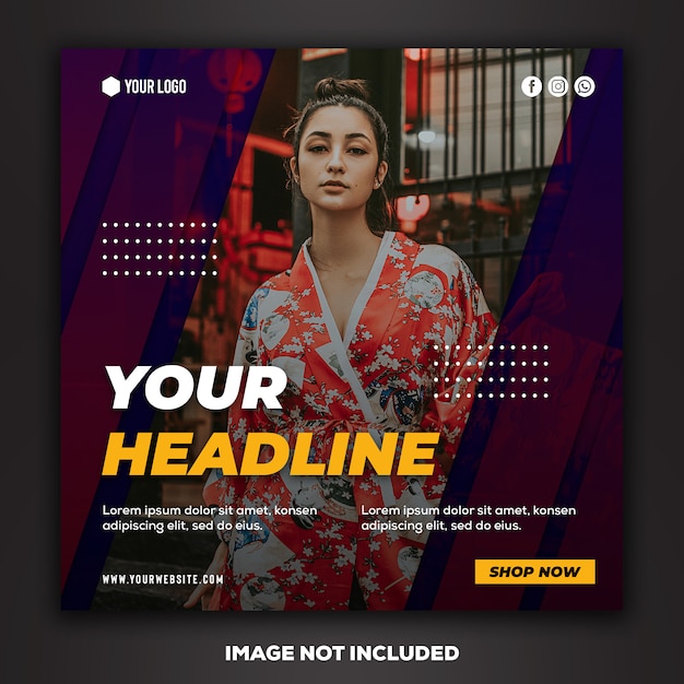 FASHION SOCIAL MEDIA POST TEMPLATE