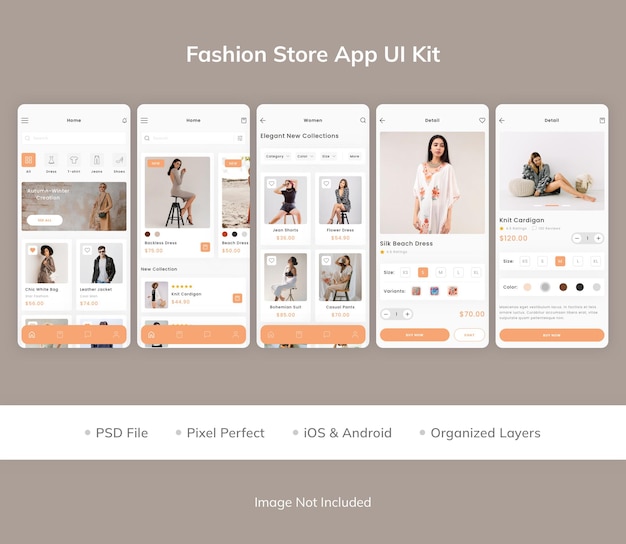 Fashion Store App UI Kit