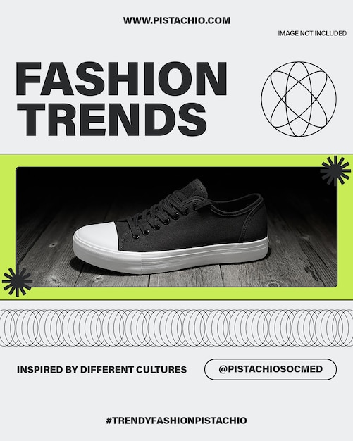 Fashion Trends Promotional Design for Social Media and Instagram Post Template PSD