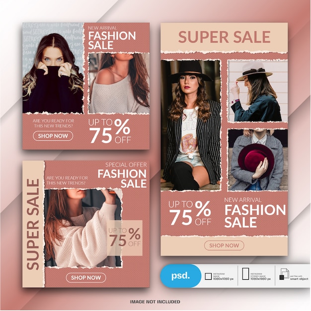 Fashion Web Banner Social Media Template