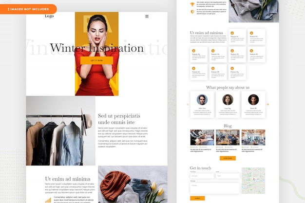 Fashion Website Landing Page