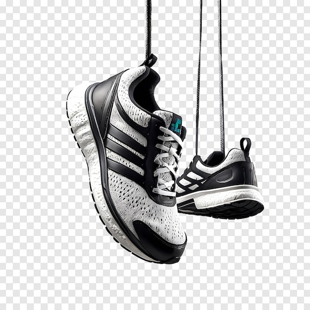 Fashionable stylish Running sports shoes isolated on a transparent background