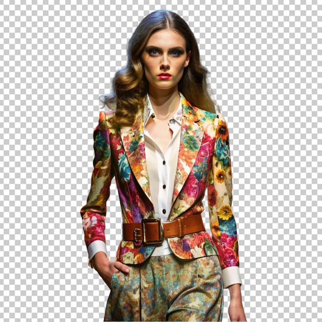 PSD fashionista png illustration