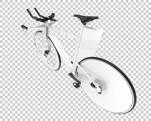 Fast bike isolated on transparent background 3d rendering illustration