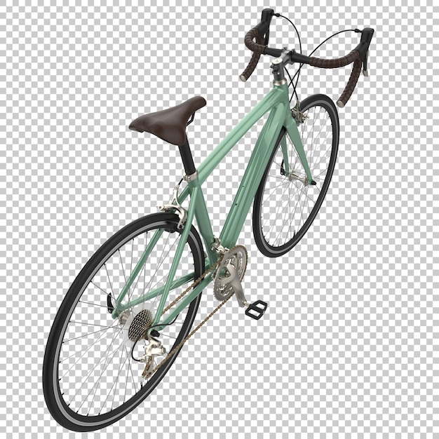 Fast bike on transparent background 3d rendering illustration