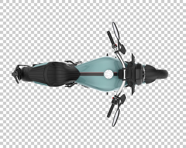 Fast bike on transparent background. 3d rendering - illustration