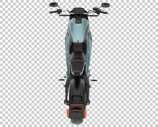 Fast bike on transparent background. 3d rendering - illustration