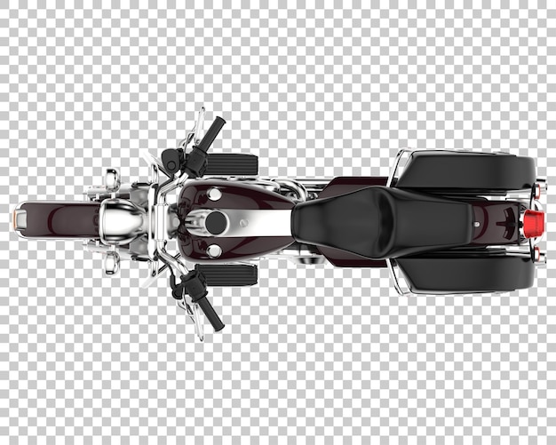 Fast bike on transparent background. 3d rendering - illustration