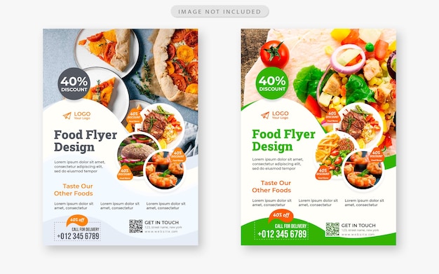 PSD fast food flyer design