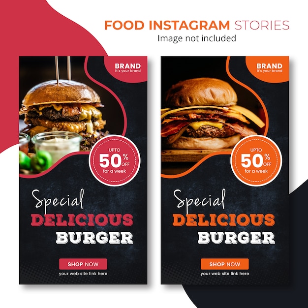 Fast food instagram stories