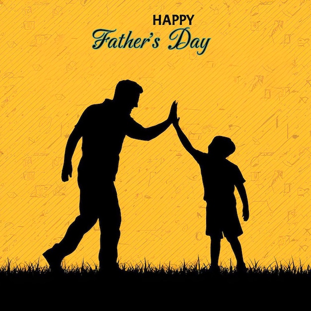 PSD fathers day banner