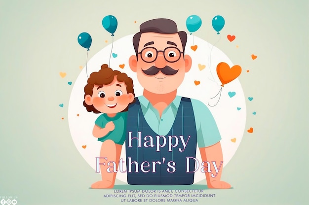 Fathers Day Celebration Template