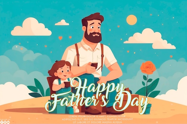 Fathers Day Celebration Template