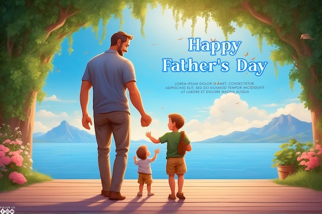 Fathers Day Celebration Template